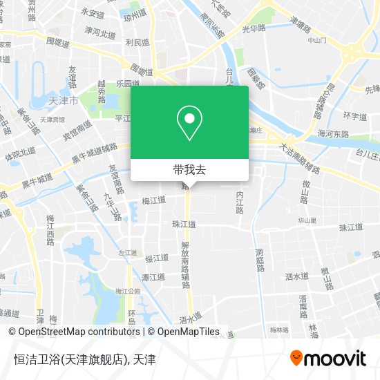 恒洁卫浴(天津旗舰店)地图