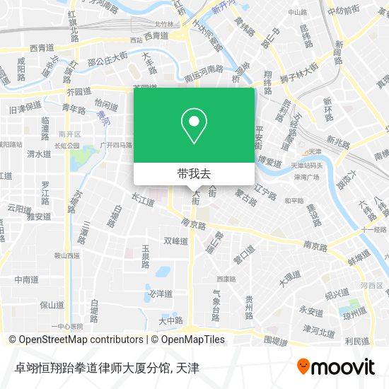 卓翊恒翔跆拳道律师大厦分馆地图