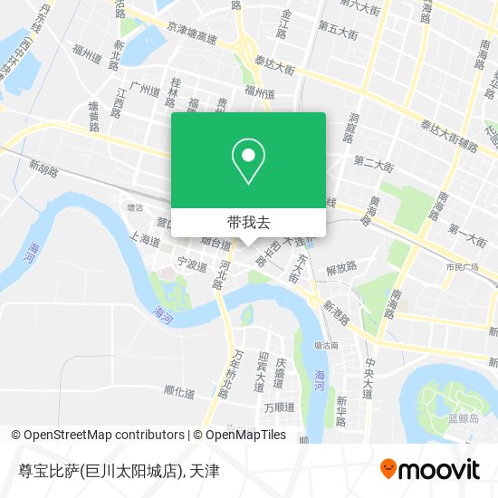 尊宝比萨(巨川太阳城店)地图