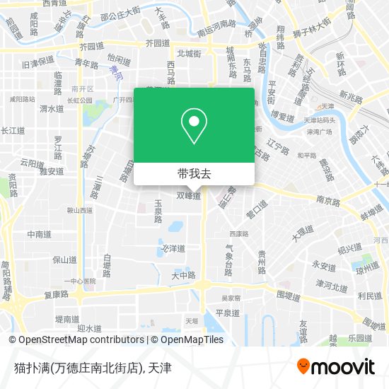 猫扑满(万德庄南北街店)地图