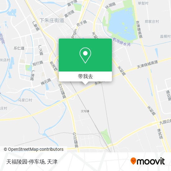 天福陵园-停车场地图