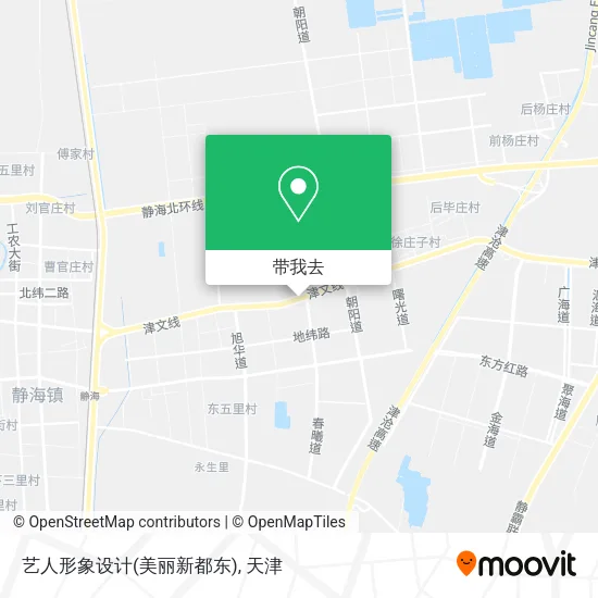 艺人形象设计(美丽新都东)地图
