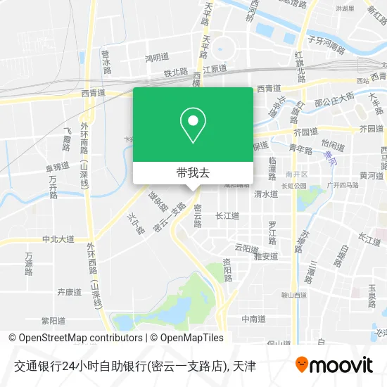 交通银行24小时自助银行(密云一支路店)地图