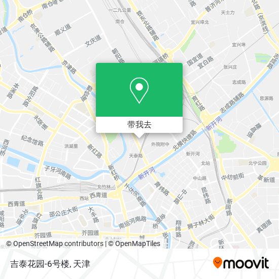 吉泰花园-6号楼地图