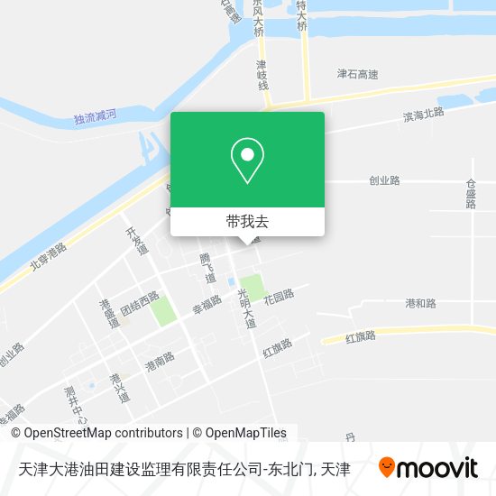 天津大港油田建设监理有限责任公司-东北门地图