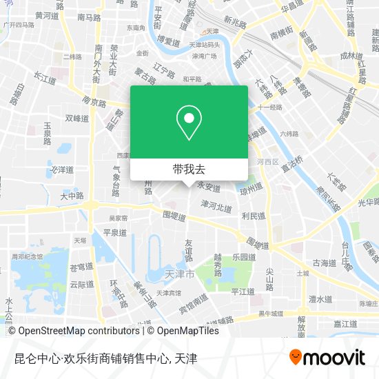 昆仑中心·欢乐街商铺销售中心地图