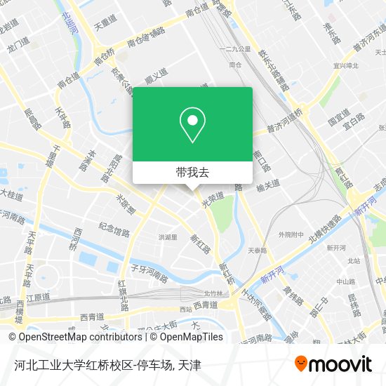 河北工业大学红桥校区-停车场地图