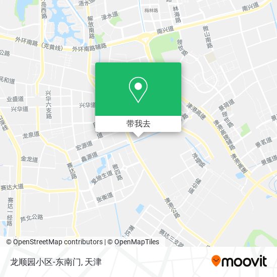 龙顺园小区-东南门地图