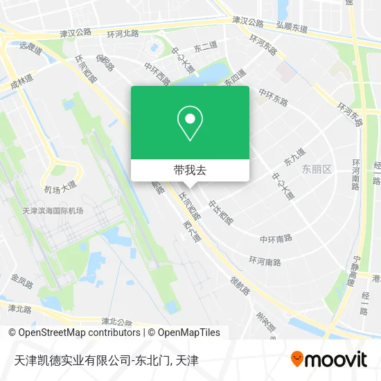 天津凯德实业有限公司-东北门地图
