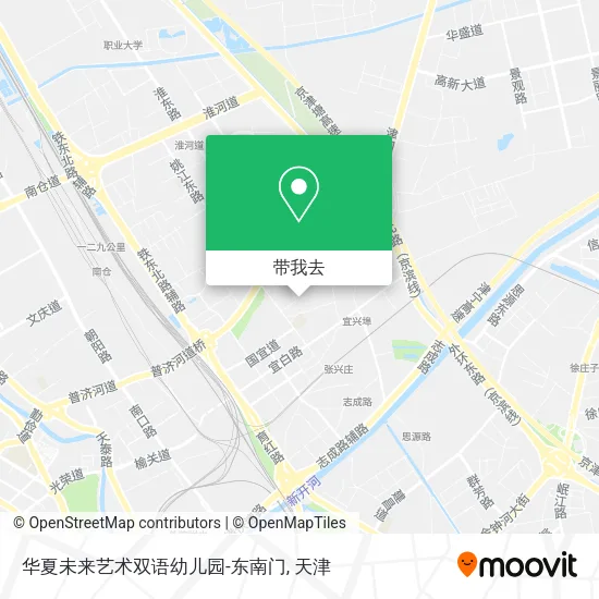 华夏未来艺术双语幼儿园-东南门地图