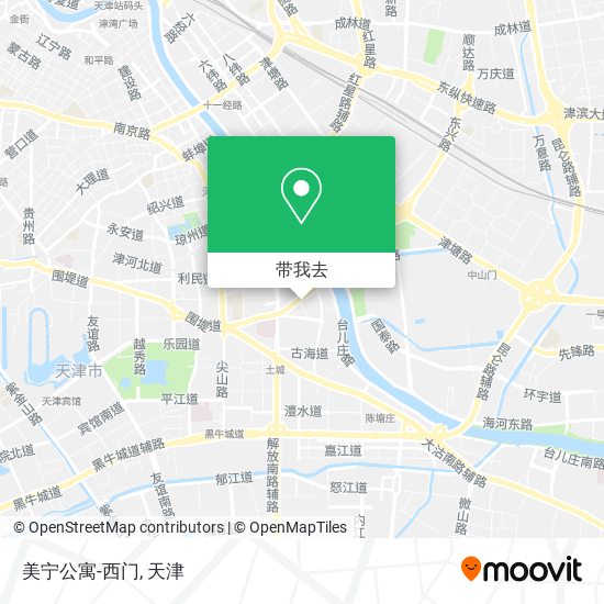 美宁公寓-西门地图