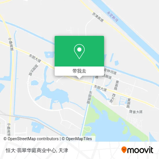 恒大·翡翠华庭商业中心地图
