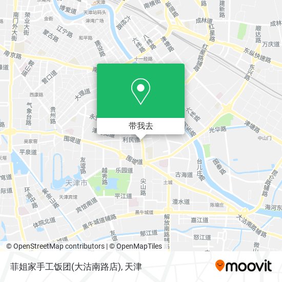 菲姐家手工饭团(大沽南路店)地图