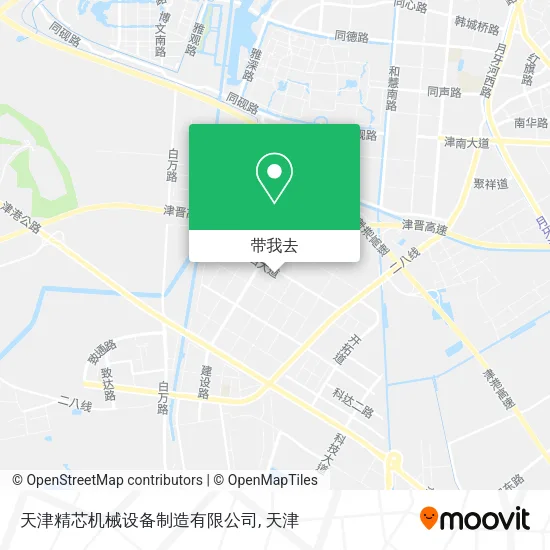 天津精芯机械设备制造有限公司地图