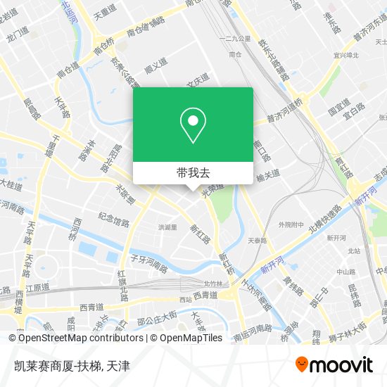 凯莱赛商厦-扶梯地图