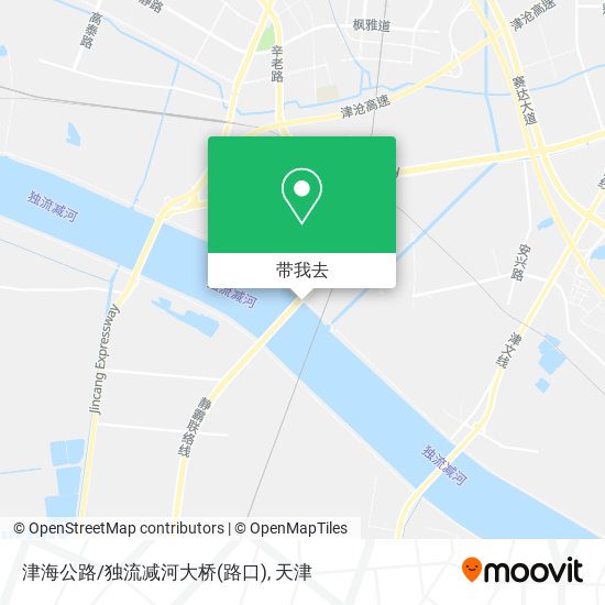 津海公路/独流减河大桥(路口)地图