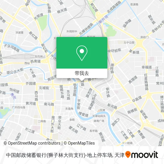 中国邮政储蓄银行(狮子林大街支行)-地上停车场地图