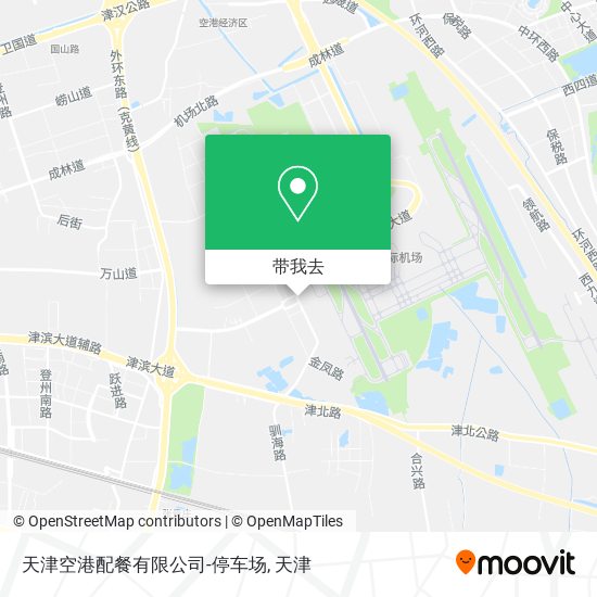 天津空港配餐有限公司-停车场地图