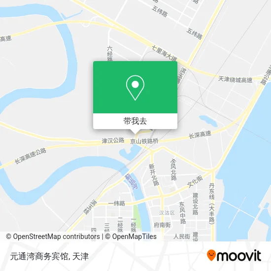 元通湾商务宾馆地图