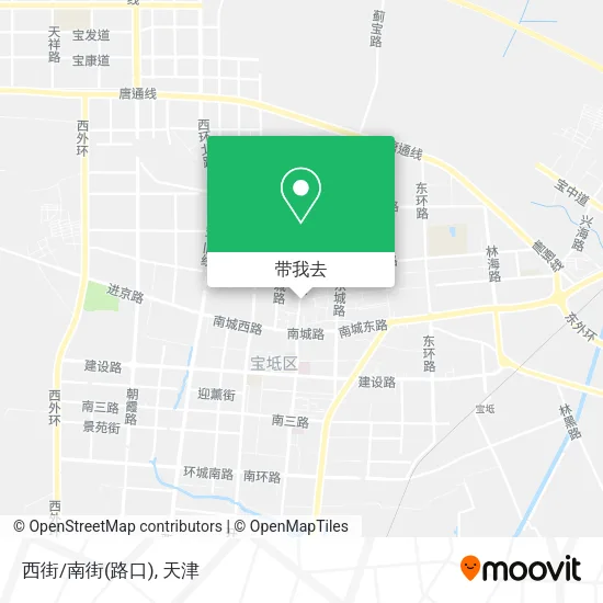西街/南街(路口)地图