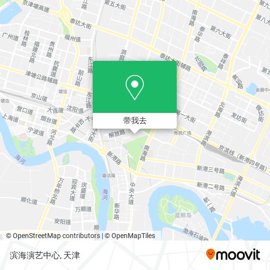 滨海演艺中心地图