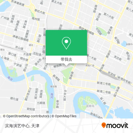 滨海演艺中心地图