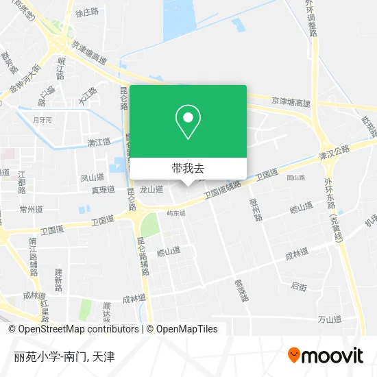 丽苑小学-南门地图