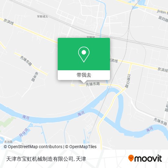 天津市宝虹机械制造有限公司地图