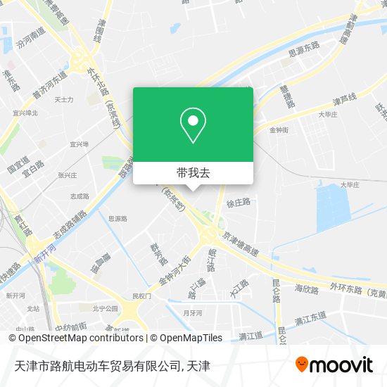 天津市路航电动车贸易有限公司地图
