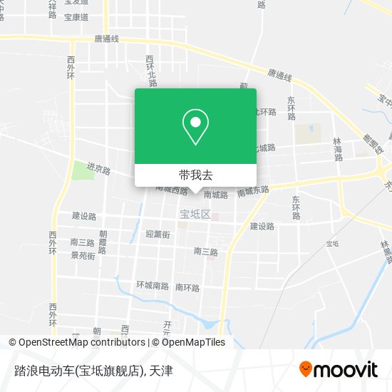 踏浪电动车(宝坻旗舰店)地图