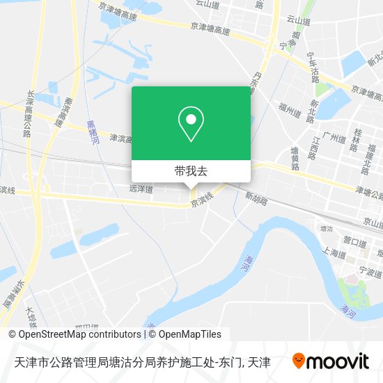 天津市公路管理局塘沽分局养护施工处-东门地图