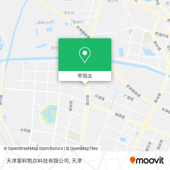 天津塞科凯尔科技有限公司地图