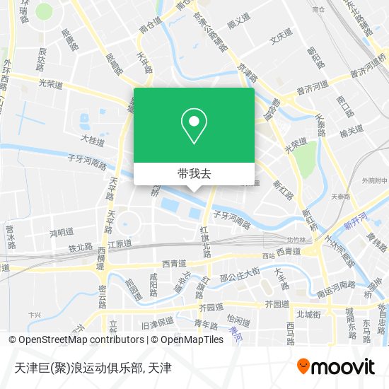 天津巨(聚)浪运动俱乐部地图