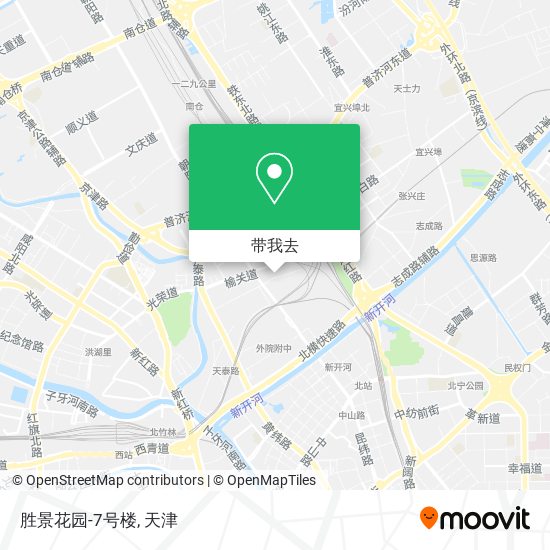 胜景花园-7号楼地图