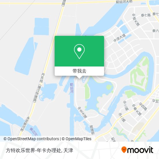 方特欢乐世界-年卡办理处地图