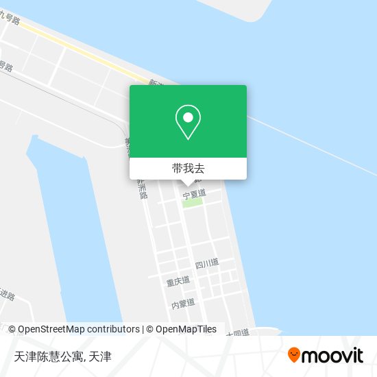 天津陈慧公寓地图