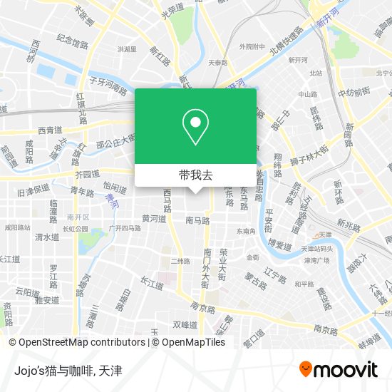Jojo’s猫与咖啡地图