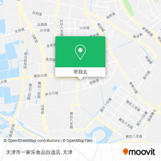 天津市一家乐食品自选店地图