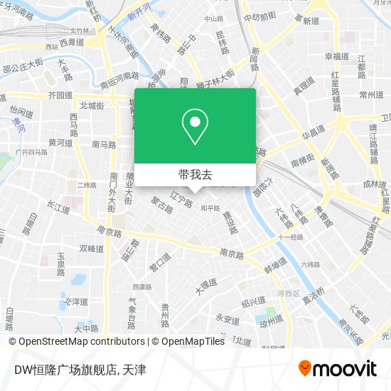 DW恒隆广场旗舰店地图