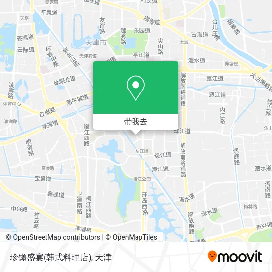 珍馐盛宴(韩式料理店)地图