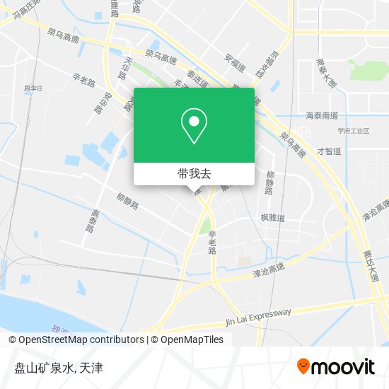 盘山矿泉水地图