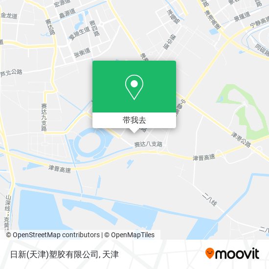 日新(天津)塑胶有限公司地图