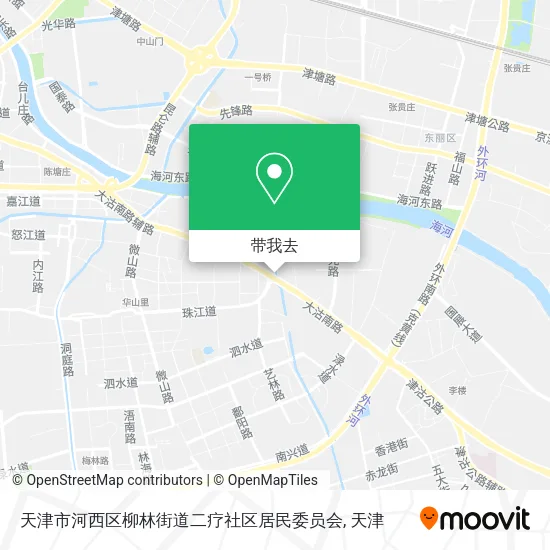 天津市河西区柳林街道二疗社区居民委员会地图