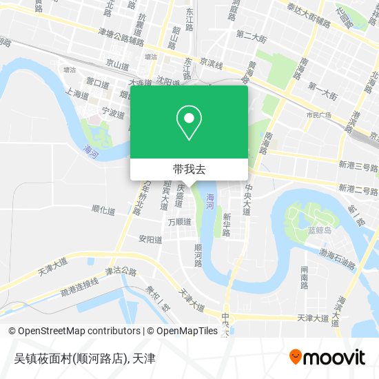 吴镇莜面村(顺河路店)地图