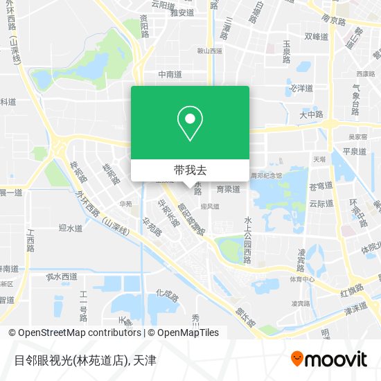 目邻眼视光(林苑道店)地图