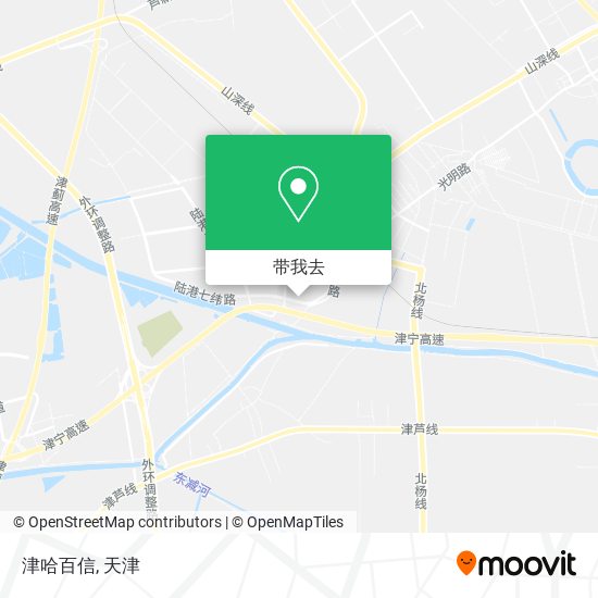 津哈百信地图