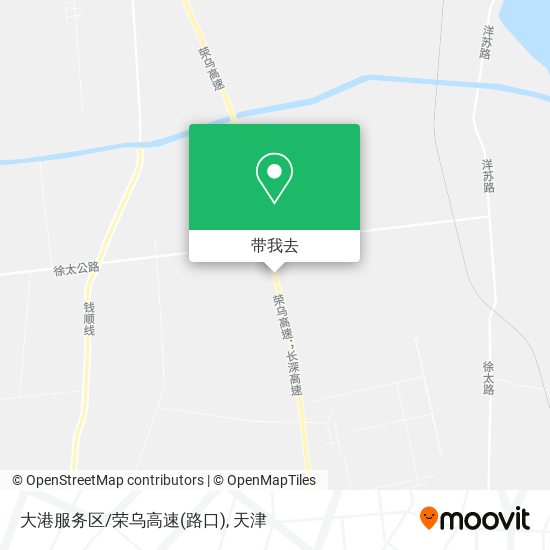 大港服务区/荣乌高速(路口)地图