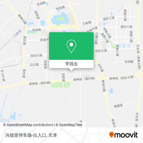 兴德里停车场-出入口地图