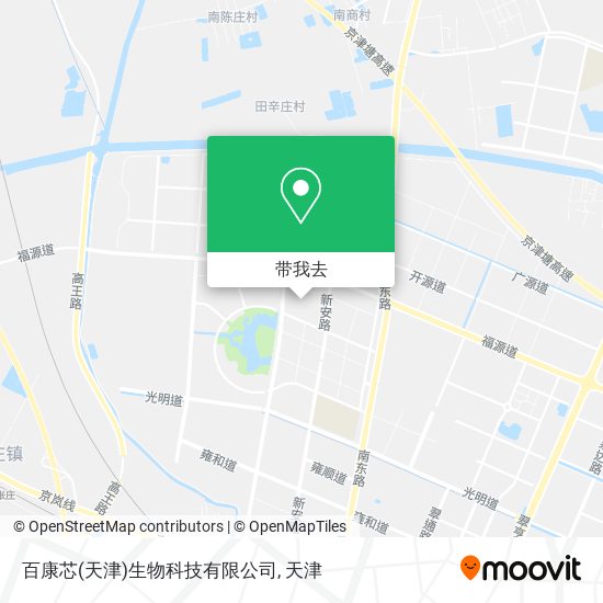 百康芯(天津)生物科技有限公司地图