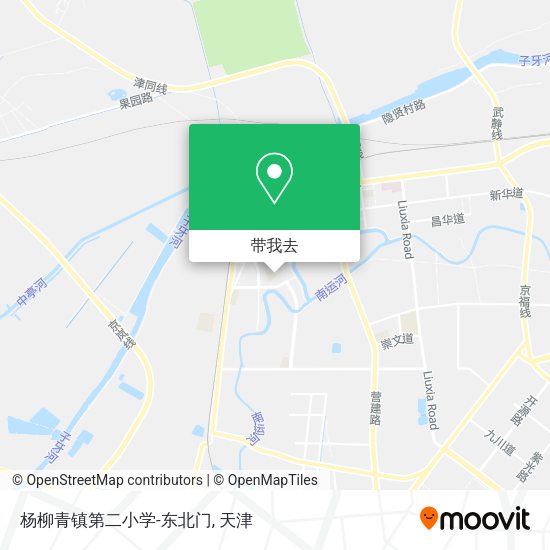 杨柳青镇第二小学-东北门地图